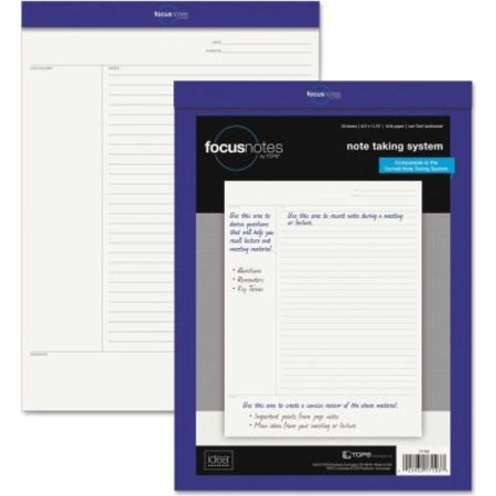 TOPS BUSINESS FORMS TOPS¬Æ Idea Collective Legal Pad, 8-1/2" x 11-3/4", White, 50 Sheets/Pad, 1/Pack 77103